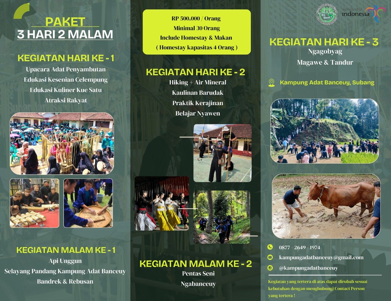 Paket 2 Hari 3 Malam